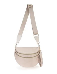 Trendy Beige Nylon Crossbody Bag for Women