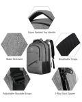 MATEIN Grey Travel Laptop Backpack for Work