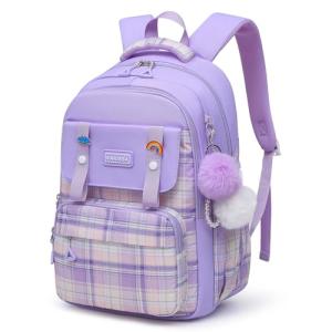 Stylish Purple Backpack for Girls and Teens