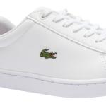 Lacoste Women’s Hydez White and Gold Sneakers 7.5