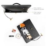 Joryin Black Woven Evening Clutch Bag