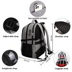 SHRRADOO Anti-Theft Laptop Backpack for Travel
