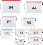 30pcs Waterproof Mesh Zipper Pouch Set