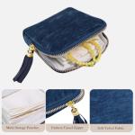 Chic Portable Jewelry Case with Pouches