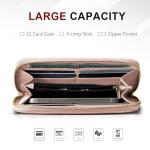 Pink Champagne Tassel Bifold Wallet for Women