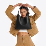 Soft Vegan Leather Slouchy Hobo Shoulder Bag