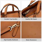 ECOSUSI Vegan Leather Convertible Tote Backpack