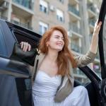 K.E.J. Black Wristlet Clutch Wallet for Women