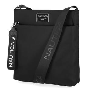Nautica Black Diver Nylon Small Crossbody Bag