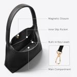 Soft Vegan Leather Slouchy Hobo Shoulder Bag