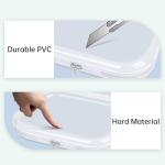 Clear Hard Shell Travel Organizer Case Set