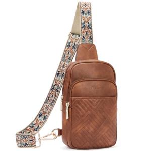 BOSTANTEN Quilted Crossbody Sling Bag for Women