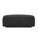 Afashor Soft Leather Black Top-Handle Shoulder Bag