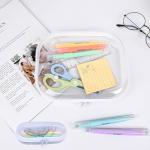 Clear Hard Shell Travel Organizer Case Set