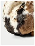 Cute Cow Print Faux Fur Handbag for Women