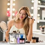 Clear Travel Makeup Bag with Zipper Organizer