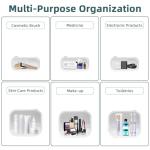 Clear Hard Shell Zipper Pouches - 3 Pack