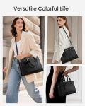 LOVEVOOK Leather Tote Purse and Crossbody Bags