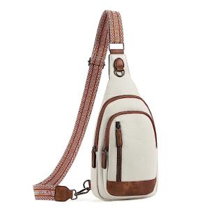 CLUCI Leather Crossbody Bag for Women and Men