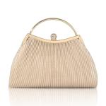 Gold Glitter Clutch Purse for Formal Events