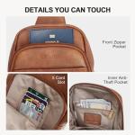 BOSTANTEN Quilted Crossbody Sling Bag for Women