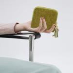 Velvet Travel Jewelry Case with Green Tassel