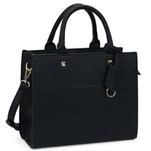 Chinllo Women's Black Tote Bag with Strap
