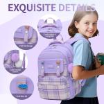 Stylish Purple Backpack for Girls and Teens