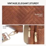 BOSTANTEN Quilted Crossbody Sling Bag for Women