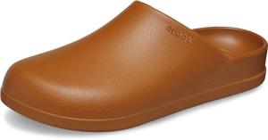 Cognac Crocs Dylan Unisex Clogs - Size 6/8