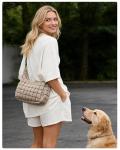 Chic Quilted Crossbody Hobo Bag for Women