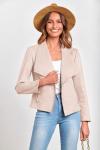 PRETTYGARDEN Women's Cropped Faux Suede Jacket
