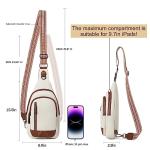 CLUCI Leather Crossbody Bag for Women and Men