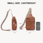 BOSTANTEN Quilted Crossbody Sling Bag for Women