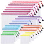 8-Pack Mesh Zipper Pouches for Stylish Organization