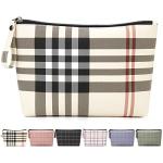 Chic Khaki Makeup Pouch for Stylish Travel