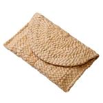 Chic Woven Straw Clutch for Summer Days