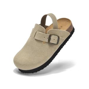 UpResty Suede Toddler Clogs with Memory Foam