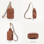 BOSTANTEN Quilted Crossbody Sling Bag for Women