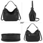 TANTOMI Women’s Multi-Pocket Hobo and Crossbody Bag