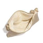 YUWITA Gold Glitter Rhinestone Evening Purse