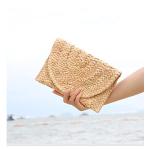 Chic Woven Straw Clutch for Summer Days