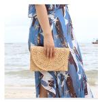 Chic Woven Straw Clutch for Summer Days