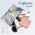 XquiziFit Beaded Floral Evening Clutch in Blue