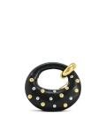 JW PEI Black Studded Mini Top Handle Bag