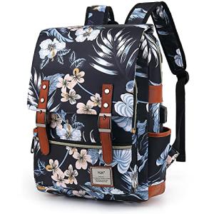 YGR Floral Laptop Backpack for Women - Lotus Leaf