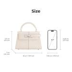 JW PEI Elise White Top Handle Bag