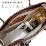 Brown Vintage Hobo Shoulder Bag with Pendant