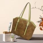 Vegan Leather Tote Bag for Women - Mushroom