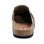 VIVASUN Grey Suede Clogs with Arch Support